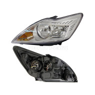 Фара FORD FOCUS II 08-11 лев хром с электрокорректором SAT