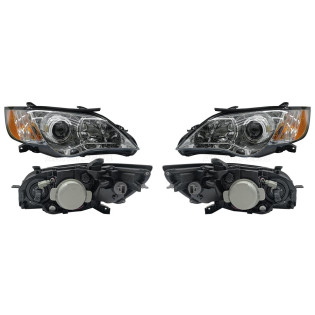 Фары Субару Аутбэк Subaru Outback 3 (2006-2009) комплект 2 штуки левая и правая DEPO высокое качество