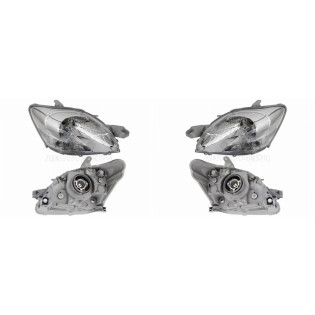 Фары Тойота Ярис Toyota Yaris XP20 (2005-2008) комплект 2 штуки левая и правая TYC высокое качество