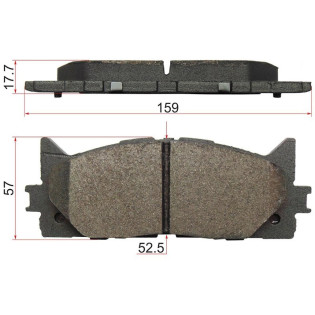 Колодки тормозные перед CAMRY ##V40 06-11/V50 11-/ES250/350/300H 12- SAT