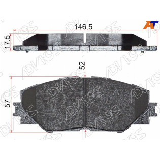 Колодки тормозные перед TOYOTA RAV4 05- ADVICS