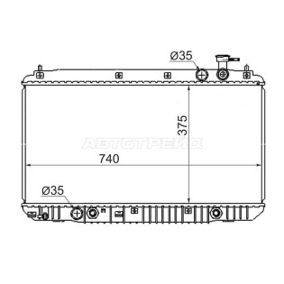 Радиатор Chery Tiggo T11 05-16 SAT