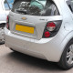 Бампер задний в цвет кузова Chevrolet Aveo T300 (2011-2015) хэтчбек