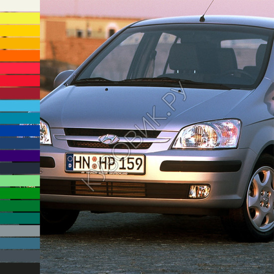 Бампер передний в цвет кузова Hyundai Getz (2002-2005) дорестайлинг Бампер передний в цвет кузова Hyundai Getz (2002-2005) дорестайлинг