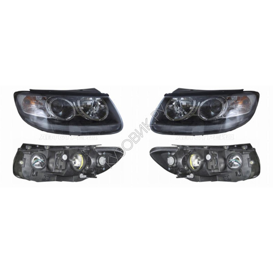 Фары Хендай Санта Фе Hyundai SantaFe 2 (2006-2011) комплект 2 штуки левая и правая TYC высокое качество