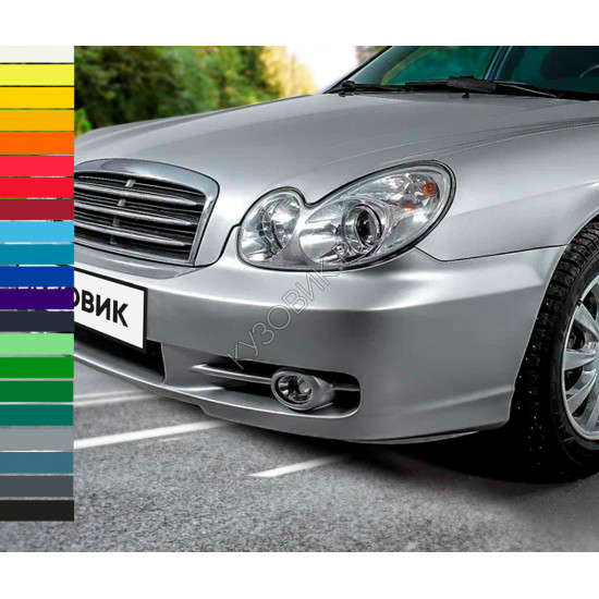 Бампер передний в цвет кузова Hyundai Sonata EF Тагаз (2001-2012) без отверстия под молдинг