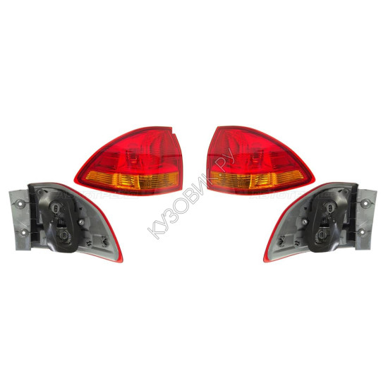 Фонари задние Митсубиси Паджеро Спорт Mitsubishi PajeroSport 2 (2008-2013) комплект 2 штуки левый и правый MITSUBISHI высокое качество
