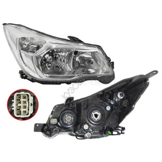Фара SUBARU FORESTER 13-16 прав с электрокорректором (Евросвет) TYC