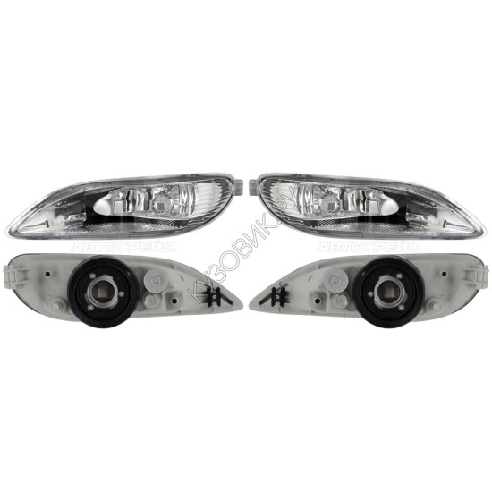 Фары противотуманные Тойота Камри Toyota Camry V30 (2001-2005) комплект 2 штуки левая и правая SAT высокое качество