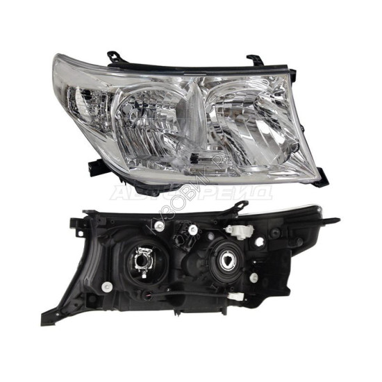 Фара TOYOTA LAND CRUISER 200 07-11 прав под ксенон, с электрокорректором SAT