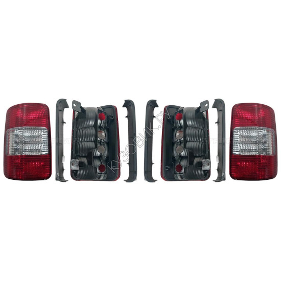 Фонари задние Фольцваген Кэдди Volkswagen Caddy 3 (2004-2009) комплект 2 штуки левый и правый MARS высокое качество